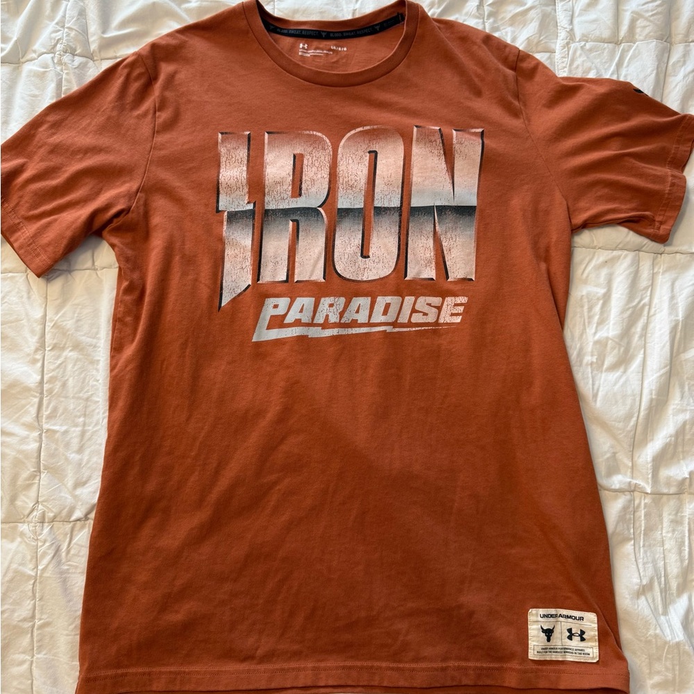 Under Armour Men's Iron Paradise T-Shirt - Brown